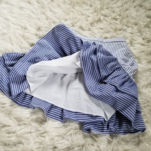 J Crew Striped Ruffle Skirt - Picture 7 of 8